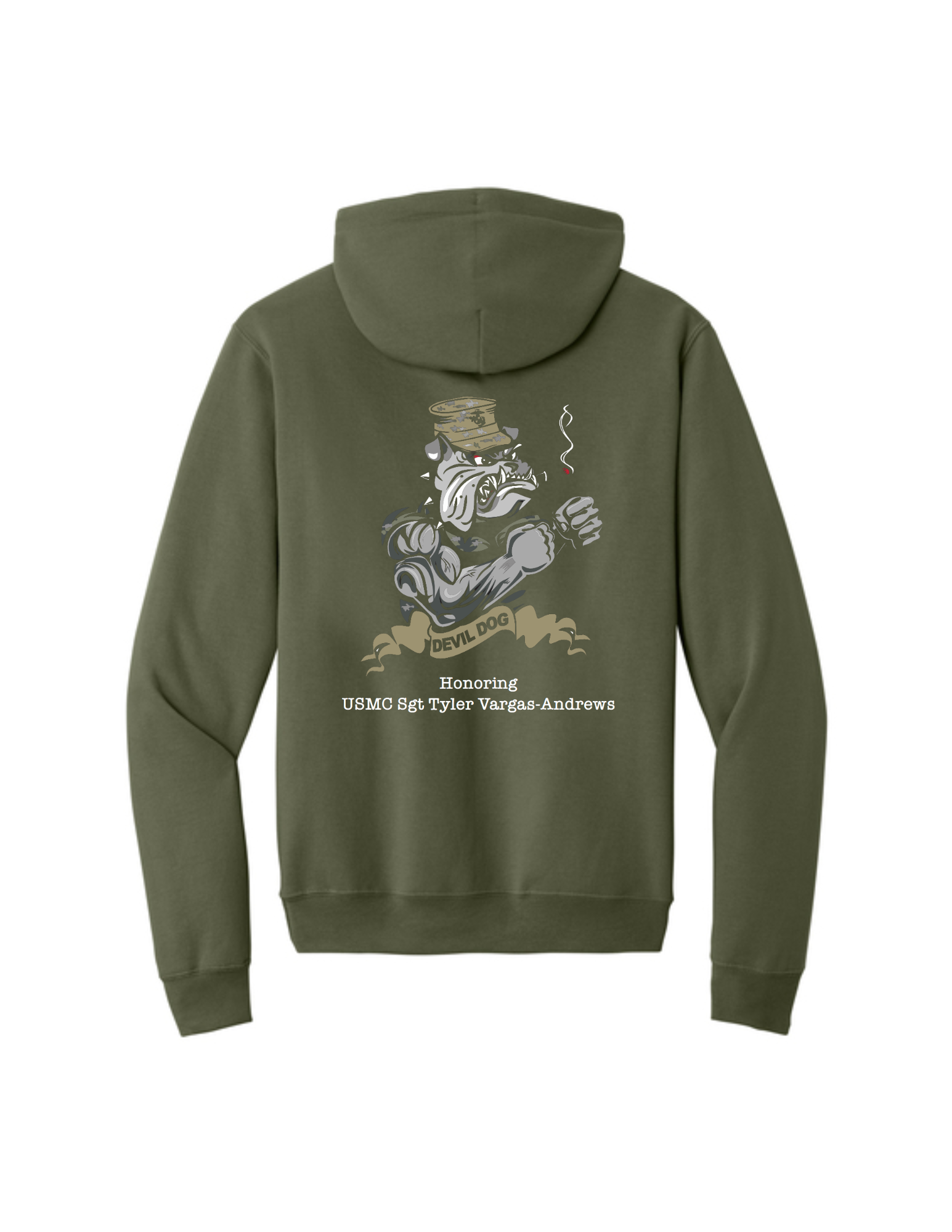 “Devil Dog” Fleece Hoodie
